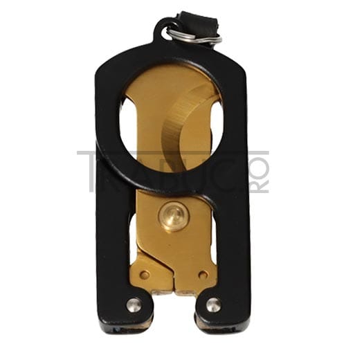 Foarfeca trabucuri Angelo Black Gold din otel inoxidabil