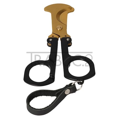 Foarfeca trabucuri Angelo Black Gold din otel inoxidabil