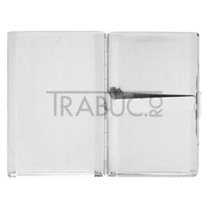 tabachera caseti chrome metalica cu capacitate pentru 7 tigari de foi