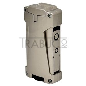 Bricheta trabuc Ronson Hurricane Grey Satin reincarcabil cu gaz