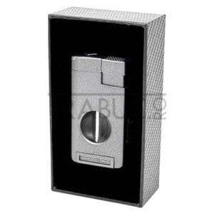 Bricheta trabuc Ronson Thunder Grey in cutie cadou carbon