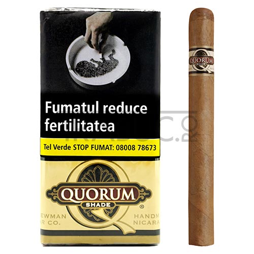 Trabucuri Quorum Churchill Shade in pachet de 10 trabucuri ambalate individual in folie