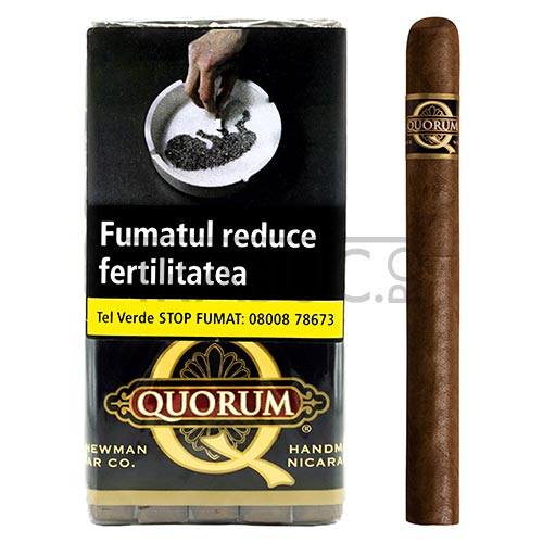 Trabucuri Quorum Classic Churchill in pachet de 10 bucati de origine Nicaragua