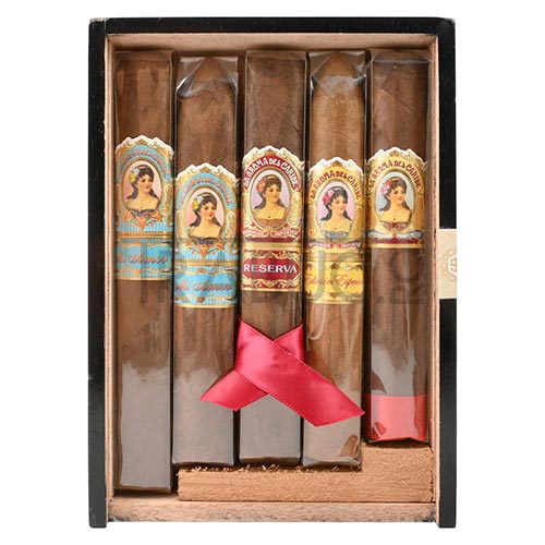 Cutie din lemn cu 5 mostre de trabucuri La Aroma Del Caribe Assortment
