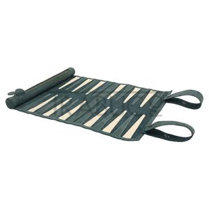 Set joc de table Melia Roll-Up Celtics de culoare albastru verzui din piele naturala de calitate