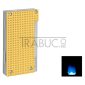 Bricheta metalica Caseti Yellow cu flacara antivant plata