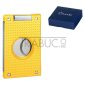 Cutter trabucuri doua lame Caseti Yellow cu exterior de culoare galben