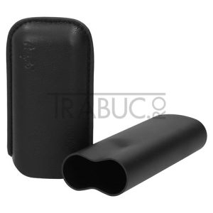 Etui pentru 2 trabucuri Angelo Matt Black