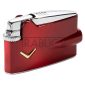 Bricheta Ronson Mini Varaflame Red din otel inoxidabil de culoare rosie