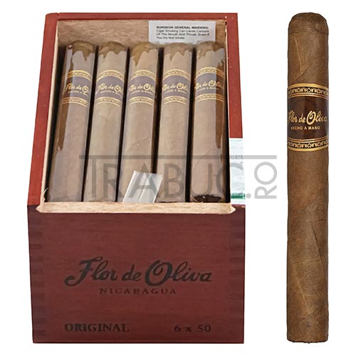 Trabucuri Flor de Oliva Toro Original cu lungimea de 152 mm