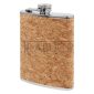 Plosca alcool DM 53 Cork cu capacitate de 210 ml cu exterior din pluta