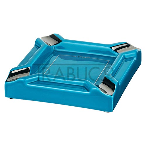 Scrumiera trabucuri Caseti Turquoise confectionata din ceramica