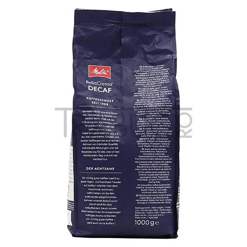 Cafea boabe Melitta Bella Crema Decafeinizata de origine Germania fara cofeina