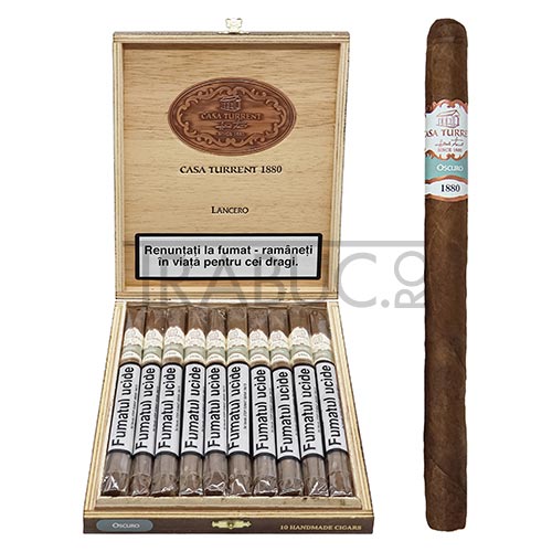 Trabucuri Casa Turrent 1880 Oscuro Lancero de origine Mexic de tarie medie